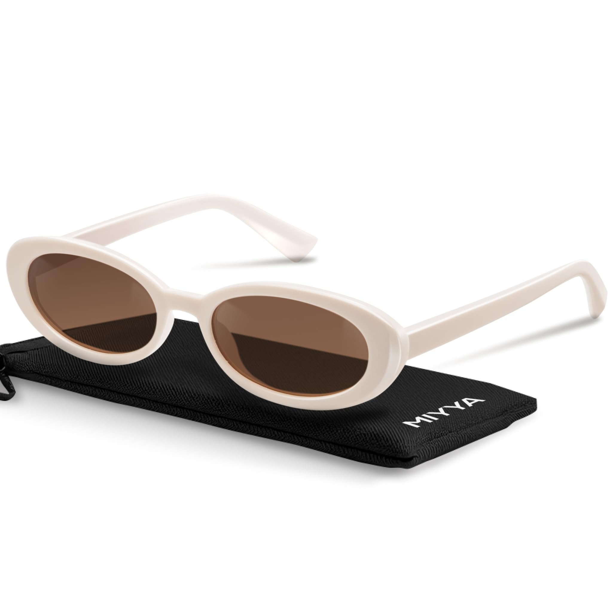 miyya Trendy Polarized Sunglasses Women, Oval Sunglasses for Women Men, Retro Sun Glasses for Wom... | Amazon (US)