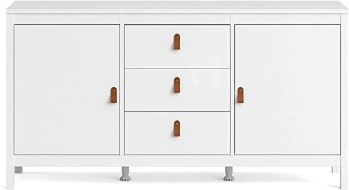 Tvilum, White Madrid 2 Door Sideboard with 3 Drawers | Amazon (US)