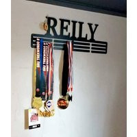 Custom Medallion Medal Holder - Pick Your Name & Design Sheet Metal | Etsy (US)