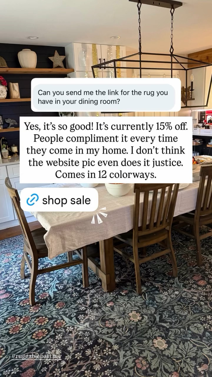 My Ruggable rug is currently 15% off for their June sale. I get so many compliments on it. Comes in 12 colorways. 

#rug

#LTKHome #LTKSaleAlert #LTKOver40
