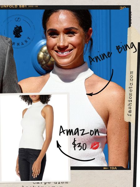 It’s an Amazon look for less today. Meghan Markle’s Anine Bing white tank, without the price tag

#amazon #founditonamazon #fashionetc 

#LTKunder50 #LTKfit #LTKstyletip