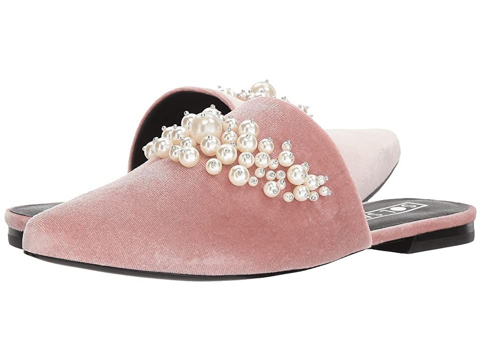 Sol Sana Grace Slide (Dusty Rose Velvet Pearl) Women's Slide Shoes | 6pm