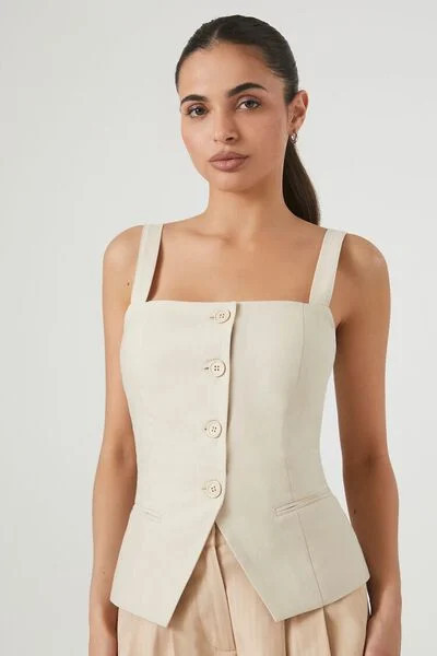 Button-Up Tank Top | Forever 21 (US)