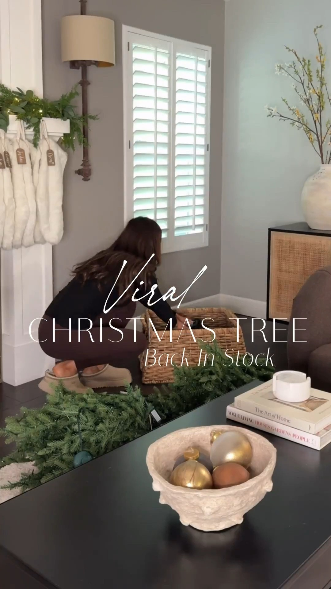 Last year’s most Viral Christmas tree is back in stock!!! It sells out before the season starts…so if you were wanting it last year…snag it early and get it now!! It has the most realistic gorgeous branches and is super easy to put together with minimal fluffing. Comes in full and slim and a variety of heights …this is the full 7.5’ tree. You can choose from white lights or multi-colored and it has a 9 light functions like twinkling, slow fade etc 
I’ll link the velvet bulbs I used on this tree last year which I see have been restocked! These are stunning!

#LTKStyleTip #LTKSeasonal #LTKHome