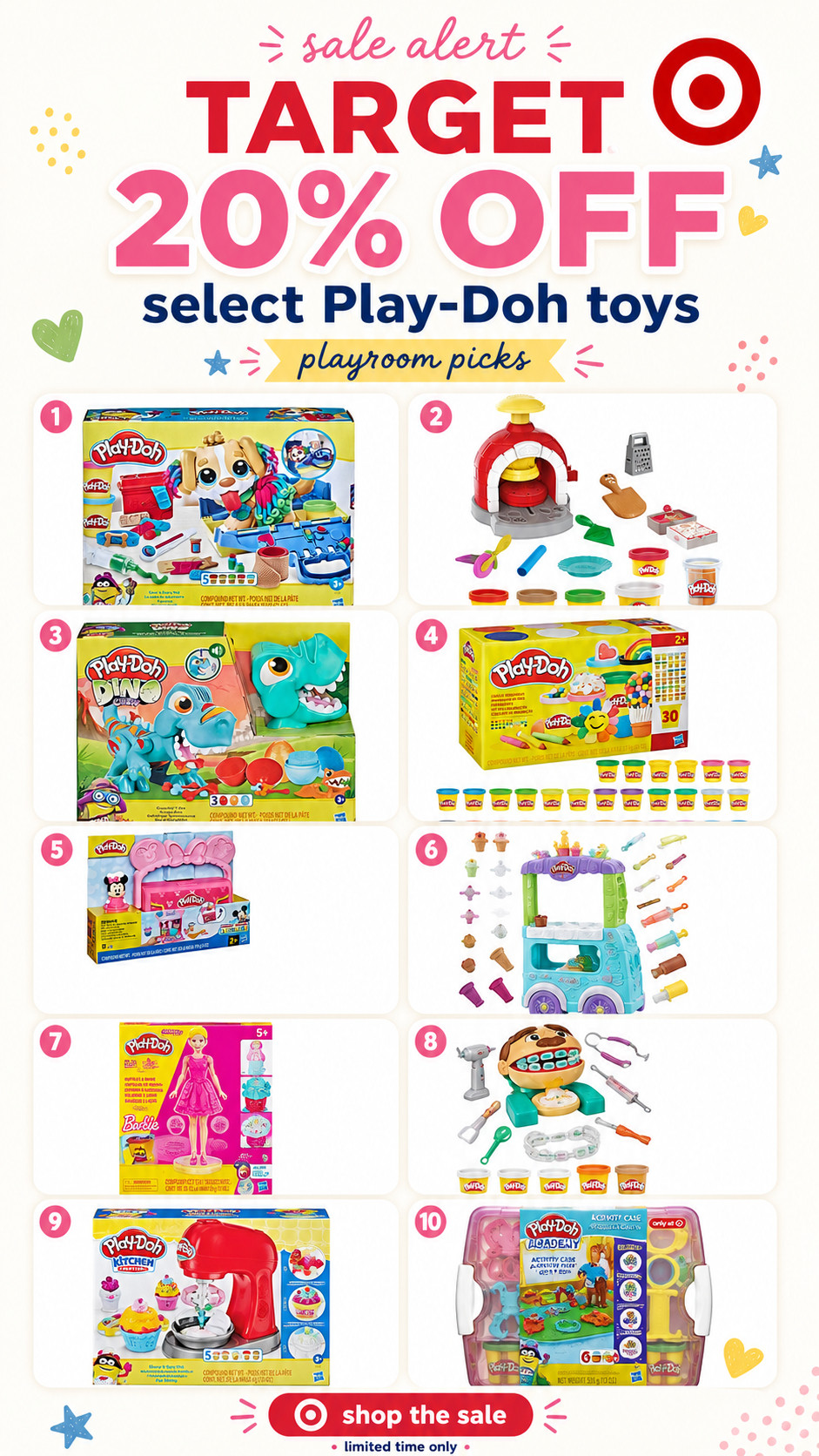 Target 20% off select Play-Doh toys 

 #LTKmomlife #LTKSaleAlert #LTKKids