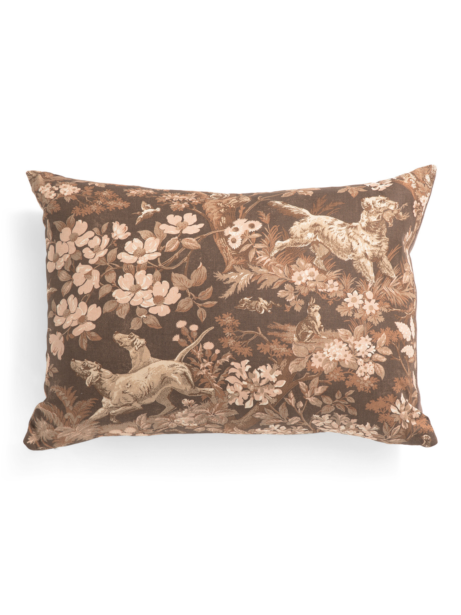 By Shumacher Fabric Made In Usa 18x24 Linen Luxury Hound Meadow Pillow | TJ Maxx