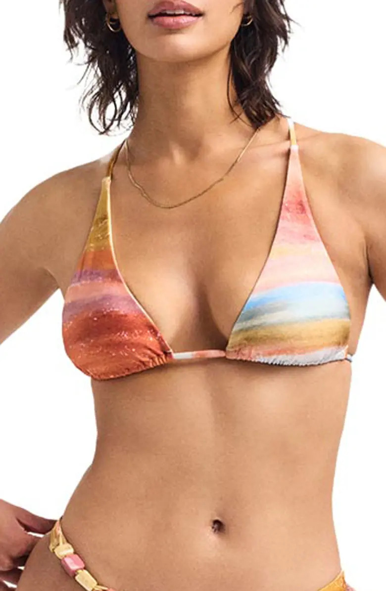 Vitamin A® Terra Beaded Triangle Bikini Top | Nordstrom | Nordstrom