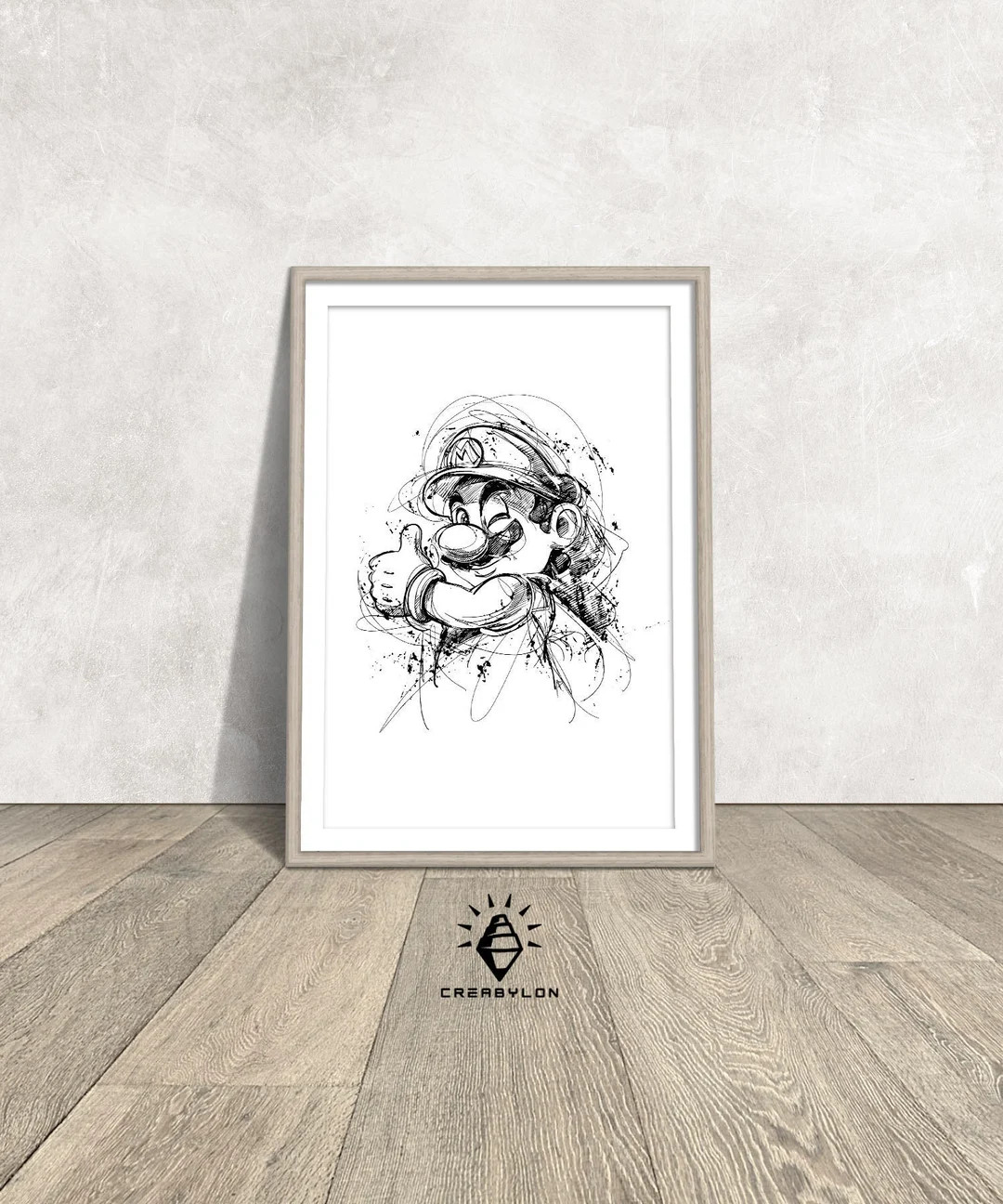 Downloadable Digital Print, Super Mario, Gift in Download Section, Poster, Wall Art, Pop Art, Sup... | Etsy (US)