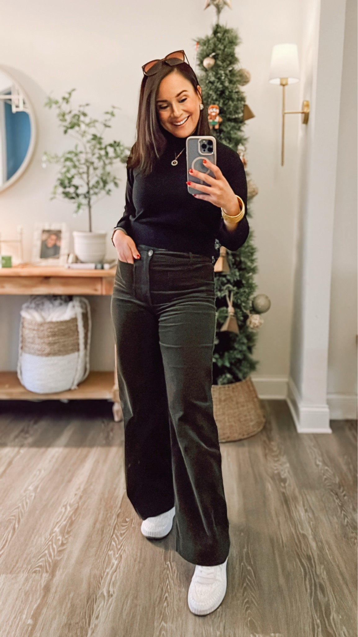 High Waisted Corduroy pants. Cold weather outfit. Sweater outfit. Major sale. 80% off. 

#LTKSeasonal #LTKWorkwear #LTKMidsize