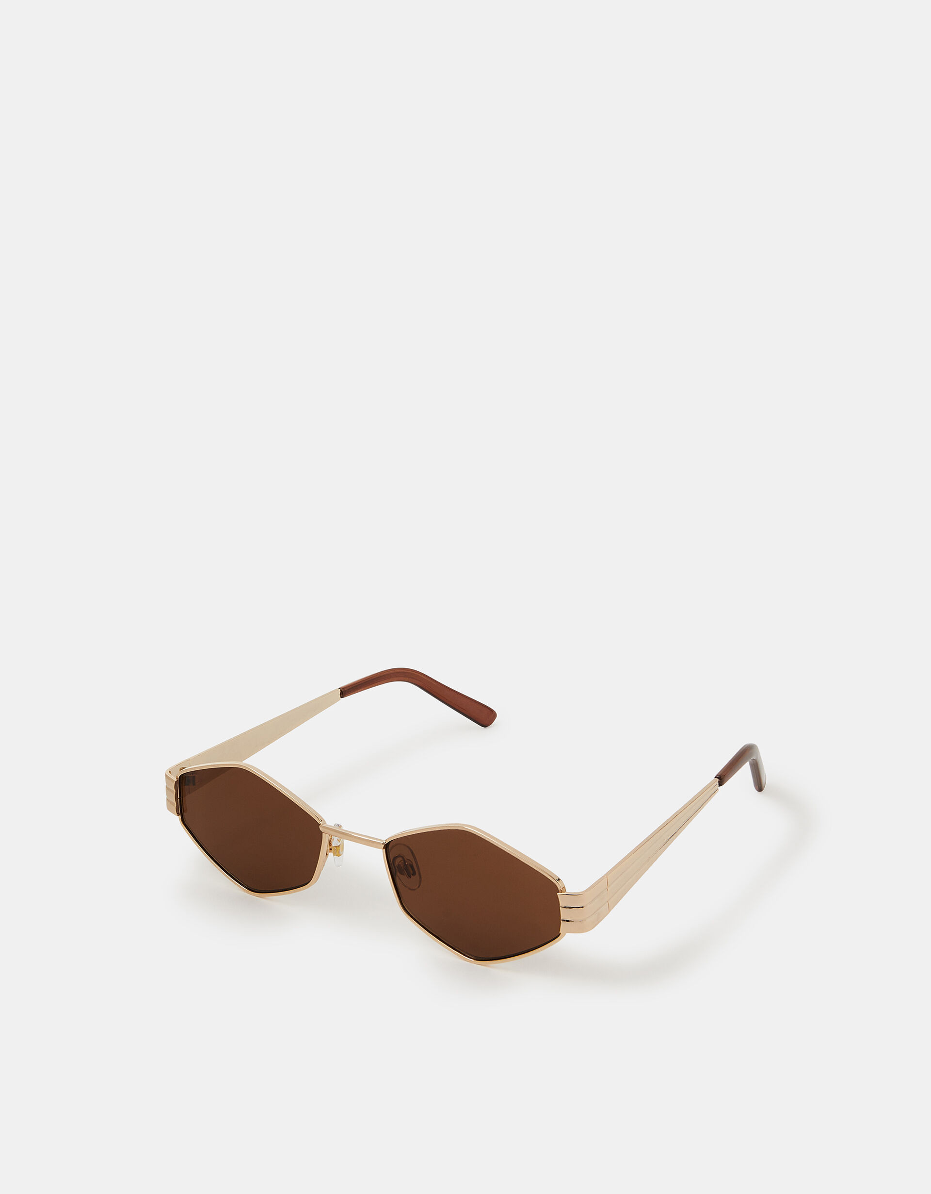 Hexagonal Metal Sunglasses | Accessorize (Global)