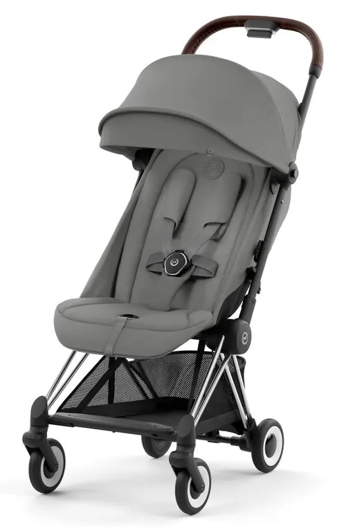 CYBEX Coya Dark Brown & Grey Ultracompact Travel Stroller in Mirage Grey at Nordstrom | Nordstrom