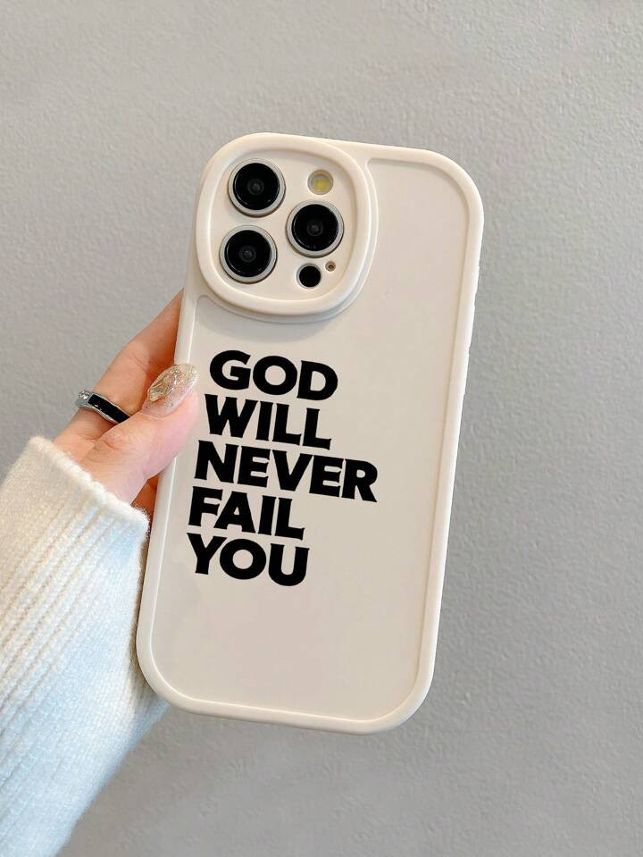 Bible Text Phone Case, Inspirational Quote Phone Case, Alphabet Phone Case, Apple Phone Case, IPh... | SHEIN
