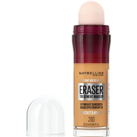 Maybelline Instant Age Rewind Eraser Treatment Foundation Makeup SPF 20 340 0.68 fl oz | Walmart (US)