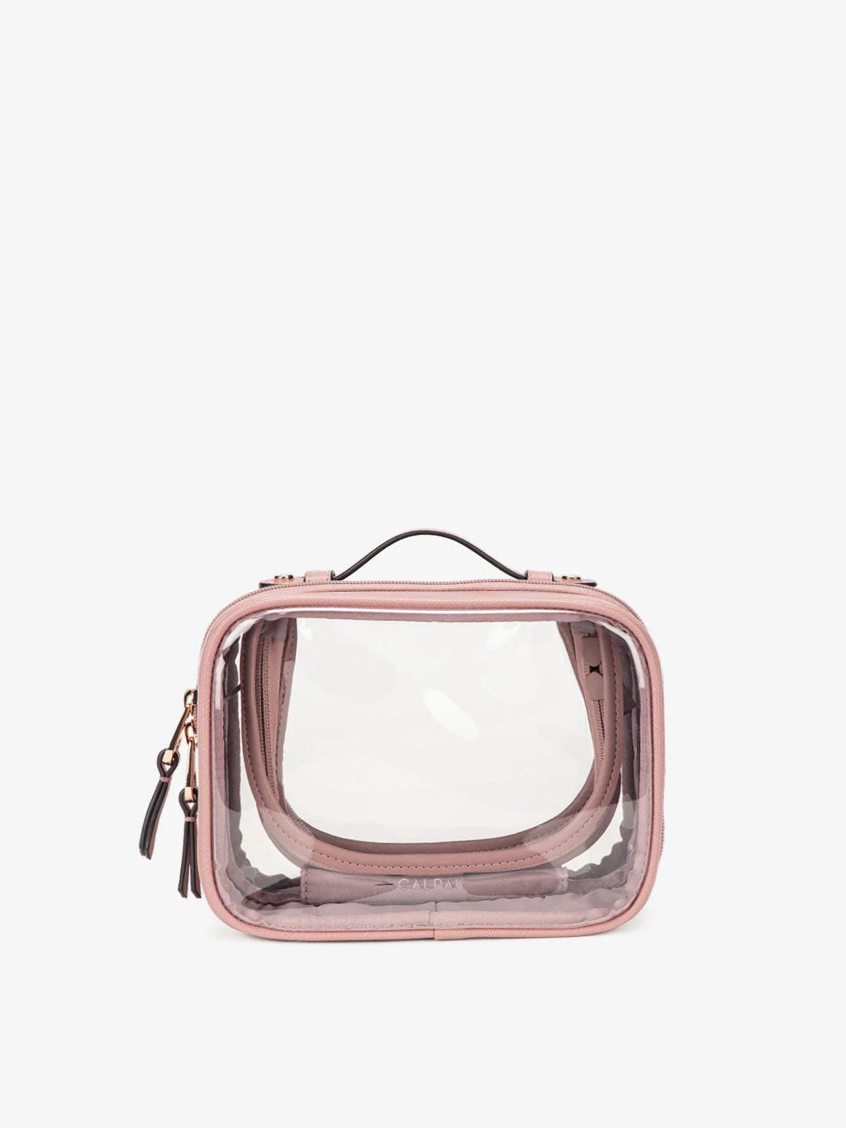 Small Clear Cosmetics Case in Mauve | CALPAK Travel