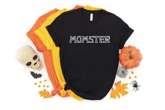 Momster Shirt Halloween Mom Shirt Cute Halloween Tee - Etsy | Etsy (US)