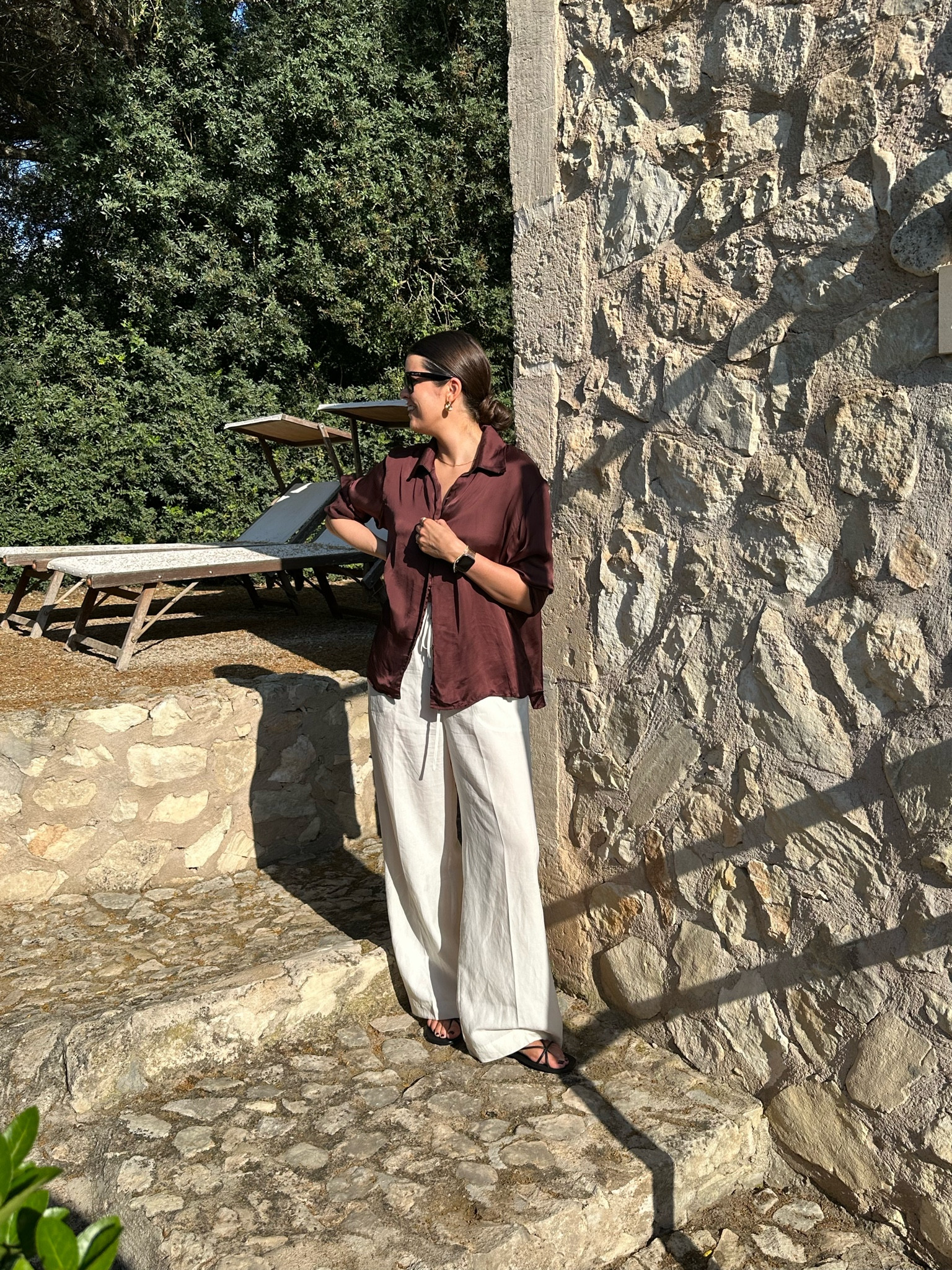 A very good outfit for wearing to a holiday breakfast buffet. FYI I wear the shirt in an XL for an oversized fit. 

#LTKuk #LTKsummer #LTKstyletip