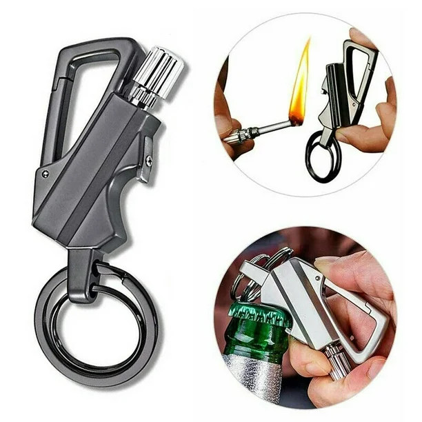 Metal Matchstick match Permanent Lighter Candle Lighter Fire Starter Keychain and Bottle Opener, ... | Walmart (US)