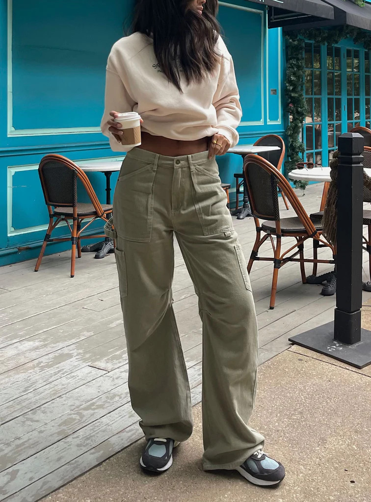 Miami Vice Pants Light Khaki | Princess Polly US