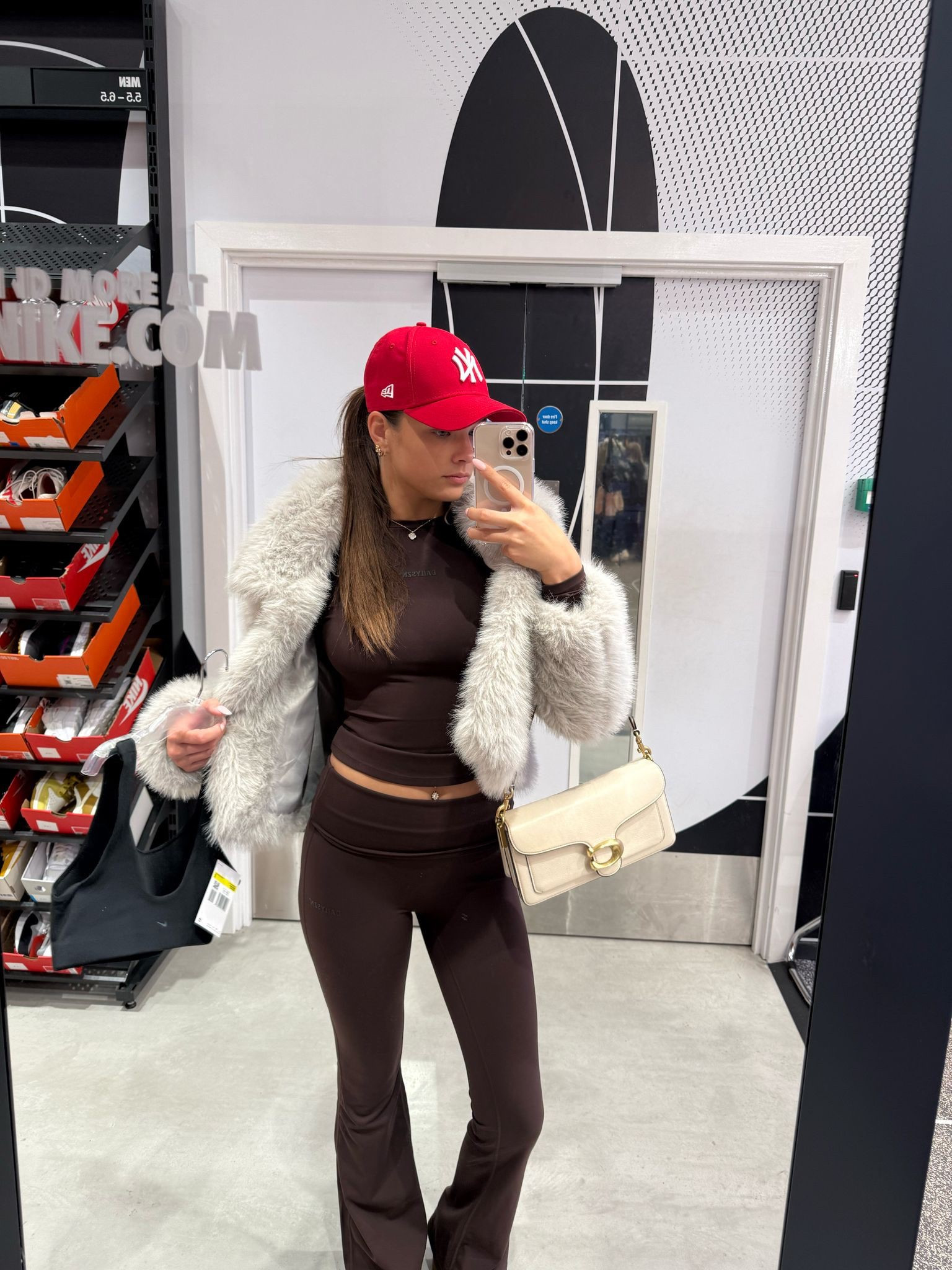 Daily szn brown flares and top co ord, Zara fur faux jacket, New Era red hat, Coach shoulder bag 🤎

Casual style, shopping outfit, comfy outfit, spring outfitt

#LTKeurope #LTKspring #LTKuk