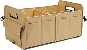 AOKJOY Car Trunk Organizer Car Storage Organizer Collapsible Multi Compartment Car Orga... | Amazon (US)