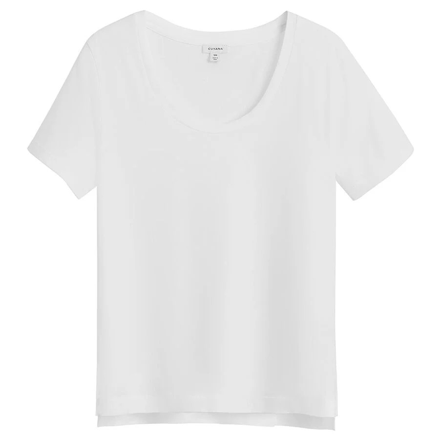 Pima Scoop Neck Tee | Cuyana
