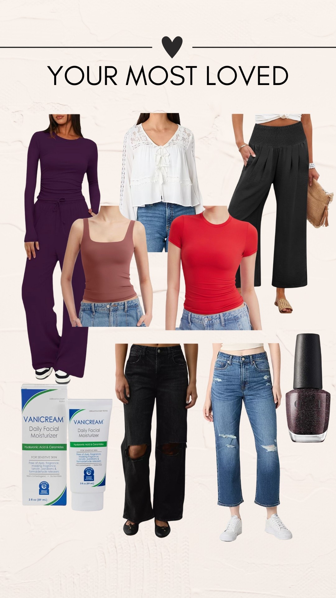 I’m 5’1”, size 12 // I wear a large in all, jeans size 12, everything is true to size. Heads up on the purple set: if you’re under 5’4”, the pants will be too long. 

#LTKPetite #LTKFindsUnder50 #LTKMidsize