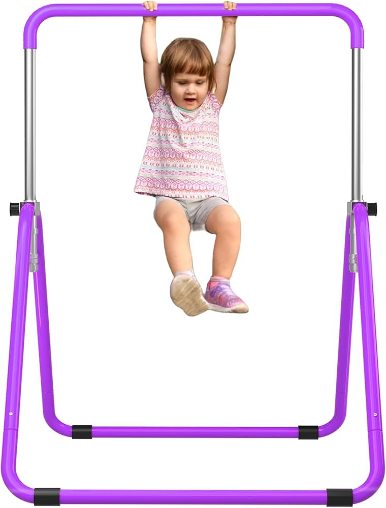 Kids Gymnastics Bar Gymnastic Equipment for Home Adjustable Height Gymnastic Training Bar Gymnast... | Amazon (US)