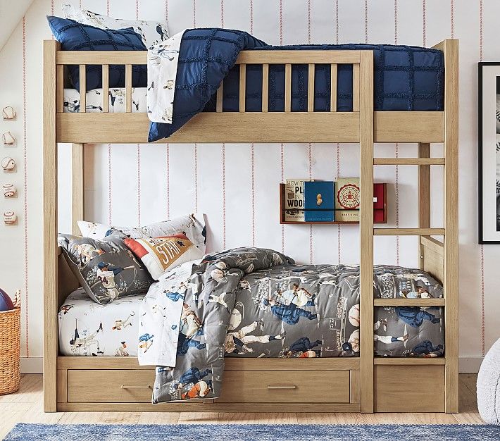 Bennett Twin-over-Twin Bunk Bed | Pottery Barn Kids