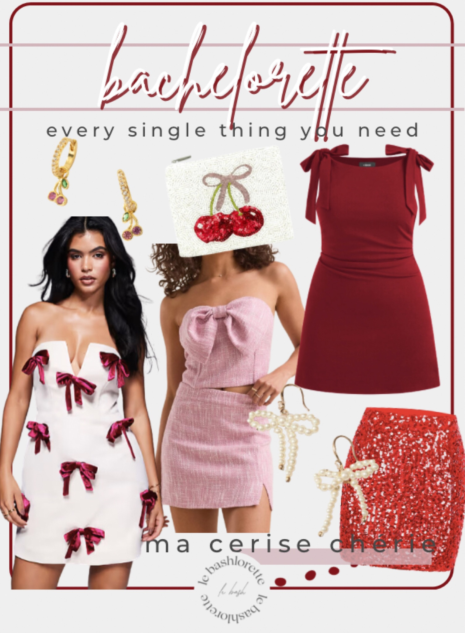 Bachelorette Party: Ma Cerise Cherie 

A punchy take on a little coquette vibe
🍒🎀🇫🇷🤍🩰🍸

#leBASHlorette
#leBASH

#LTKWedding #LTKMidsize #LTKParties