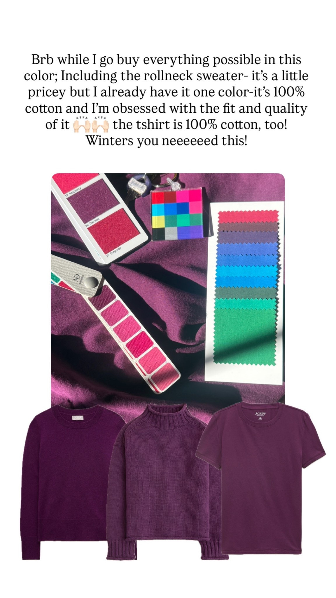 Brb while I go everything possible in this color 