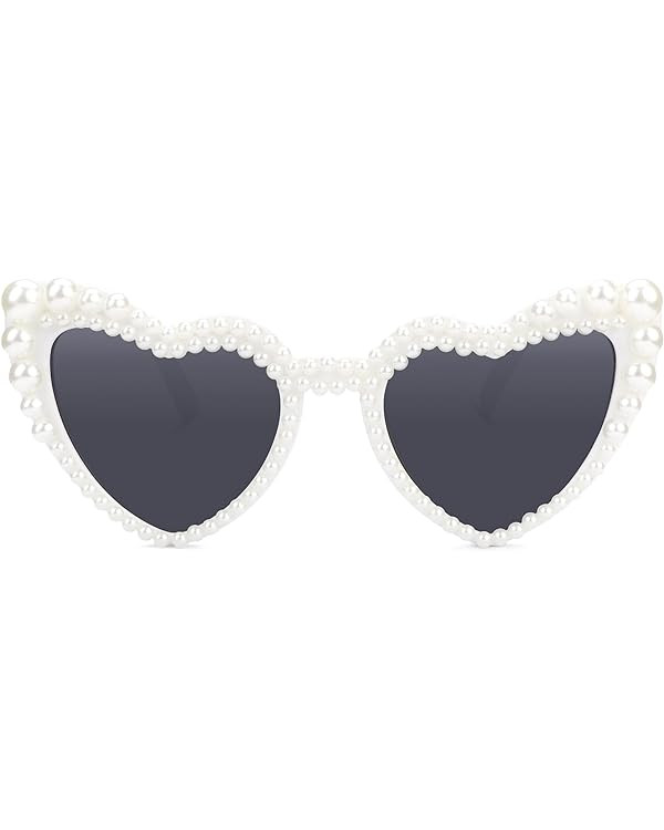 YOGFIT Heart Sunglasses for Women Fashion Classic Love Eye Protection Sunglasses Vintage Cute Hea... | Amazon (US)