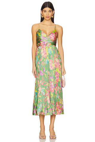 ASTR the Label Maeve Dress in Green Pink Floral from Revolve.com | Revolve Clothing (Global)