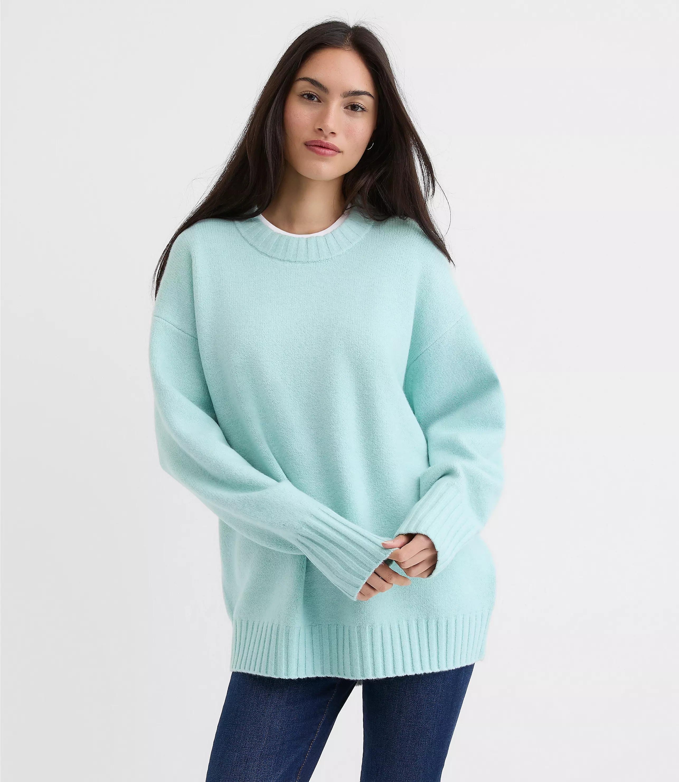 Balloon Sleeve Tunic Sweater | LOFT