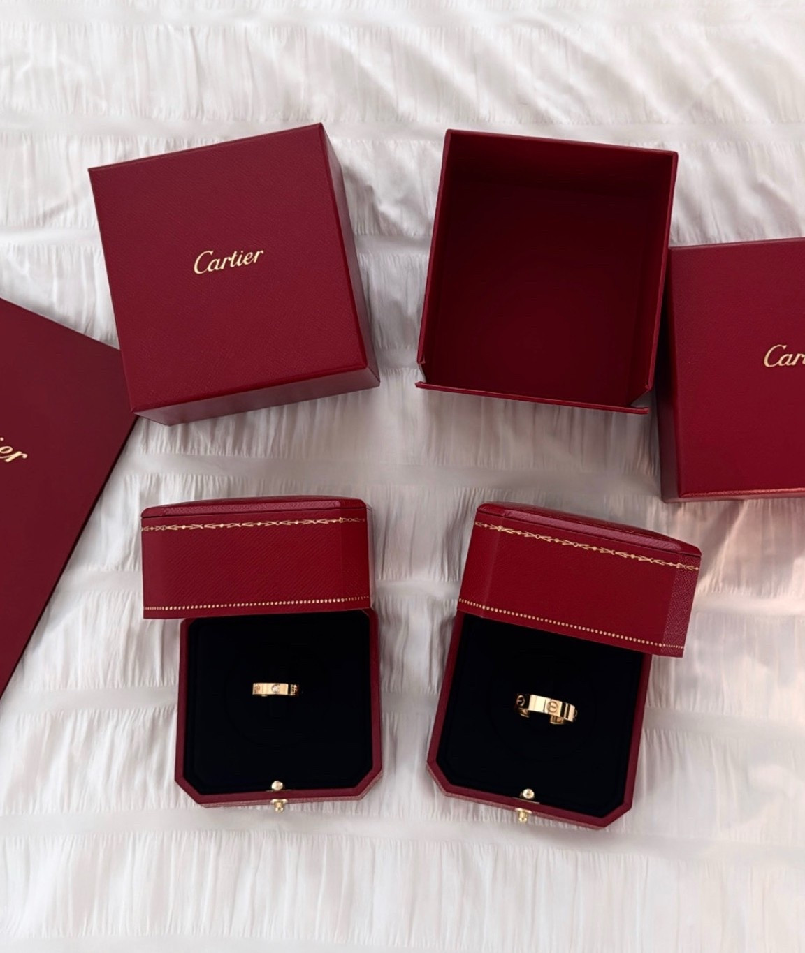 Matching engraved Cartier love rings ♥️

#LTKWedding #LTKootd #LTKdayinmylife