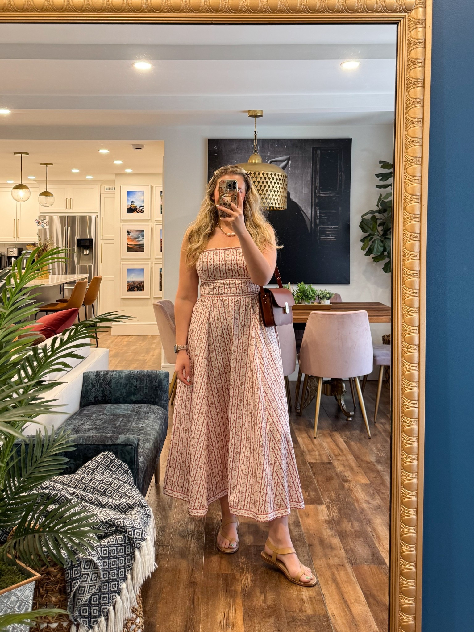 New Hill House dress silhouette! Wearing a large, true to size. Graduation dress, summer dress, summer outfit, summer outfits  

#LTKStyleTip #LTKMidsize #LTKSeasonal