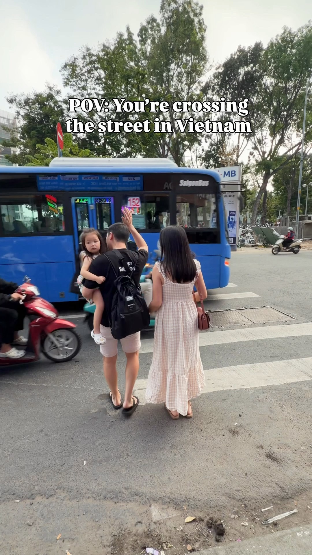 POV: You’re crossing the streets in Vietnam. Buses, cars, and nonstop mopeds moving through every lane. I remembered how wild it was from my trip 15+ years ago, but that didn’t make it any less nerve-wracking. My cousin who lives here taught us a trick - raise your hand as you’re crossing so drivers can spot you easier. Would this make you nervous too? #vietnamstreet #streetcrossing #vietnamtrip

Plaid maxi dress with cute Crocs and Sezane bag! 

#LTKSeasonal #LTKootd #LTKTravel