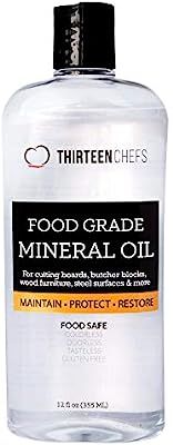 Food Grade Mineral Oil for Cutting Boards, Countertops and Butcher Blocks - Food Safe and Made in... | Amazon (US)