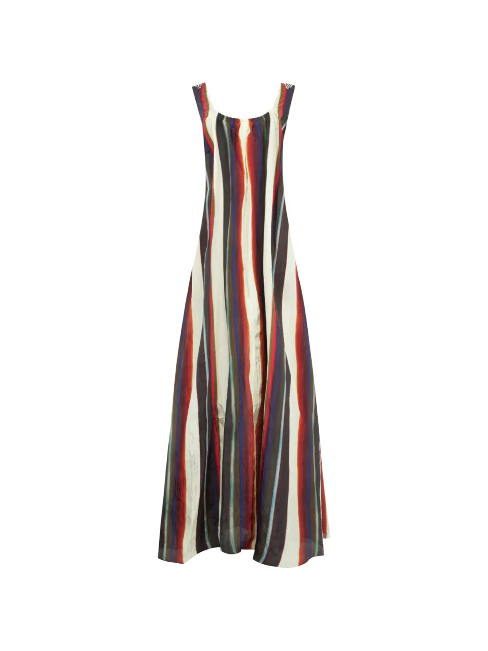 Christopher John Rogers Morris striped maxi dress - White | Farfetch Global