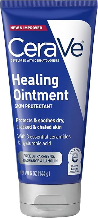 CeraVe Healing Ointment, Hydrating Skin Protectant With Petrolatum, Hyaluronic Acid & Ceramides, ... | Amazon (US)