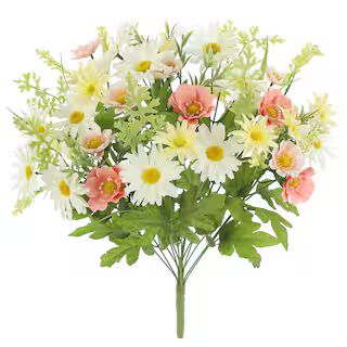Cream, Yellow & Coral Mixed Daisy Bush by Ashland® | Michaels | Michaels Stores