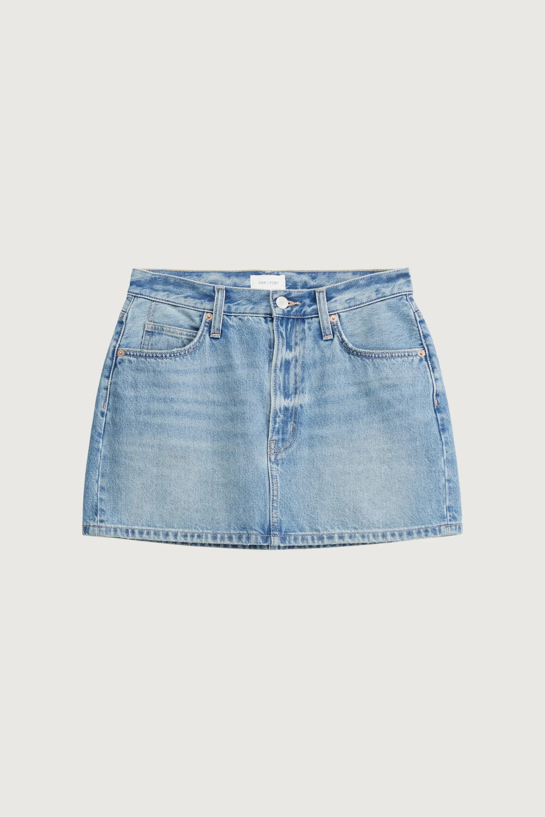 DENIM MINI SKIRT | OAK + FORT
