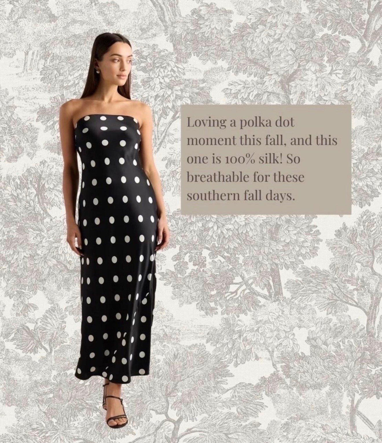 Polka dots are totally in right now! So fun for fall event and gamedays coming up!