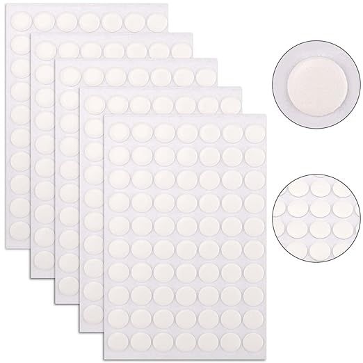 BUSOHA 350 PCS Double-Sided Adhesive Dots,Clear Removable Sticky Adhesive Putty,Round Acrylic No ... | Amazon (US)