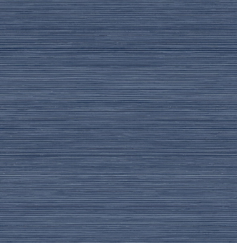 York Indigo Crossweave Peel & Stick String Wallpaper | DecoratorsBest