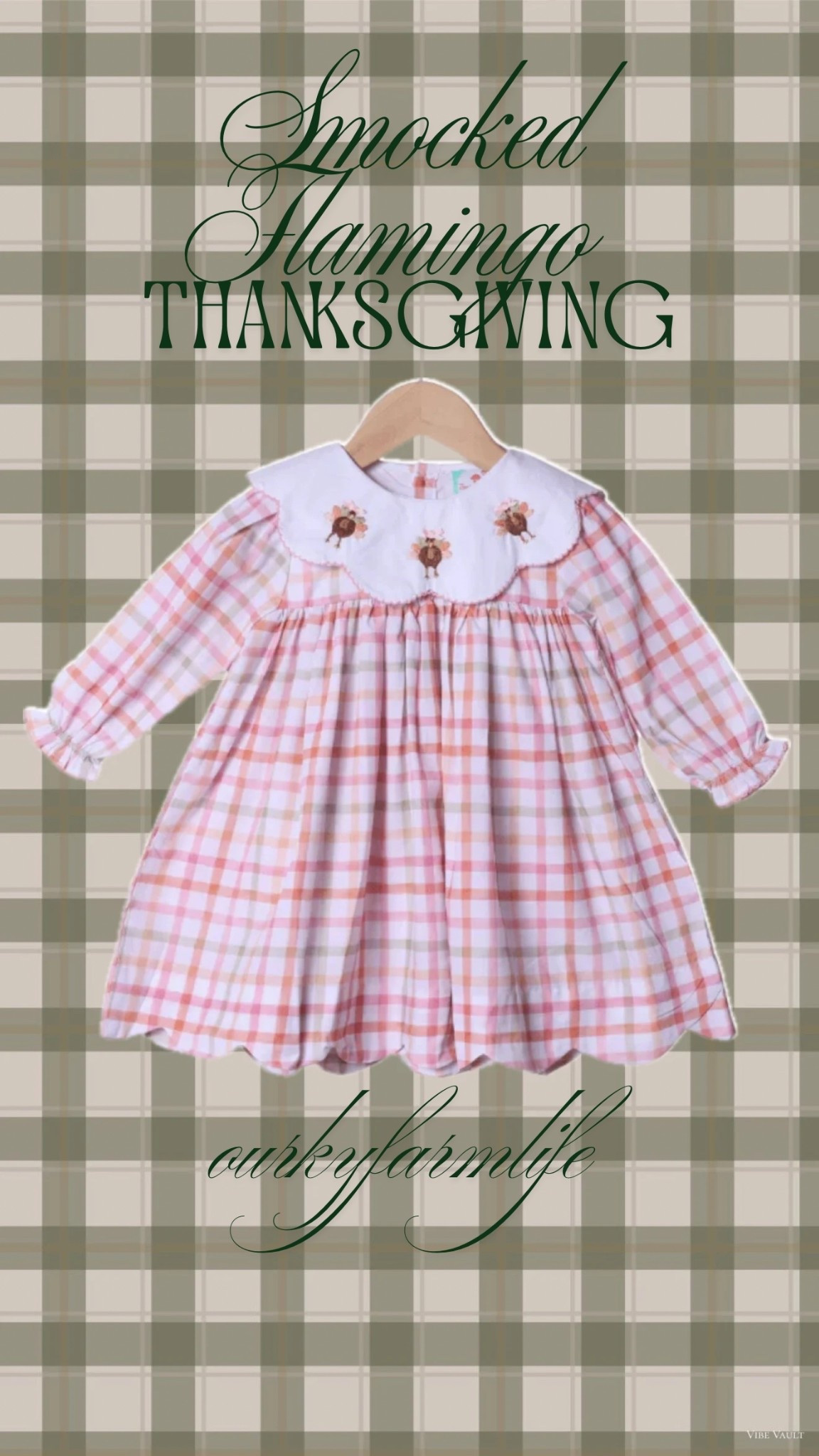 Smocked Flamingo Thanksgiving dress for girl! 🩷🤎🦃

#LTKKids #LTKBaby #LTKHoliday