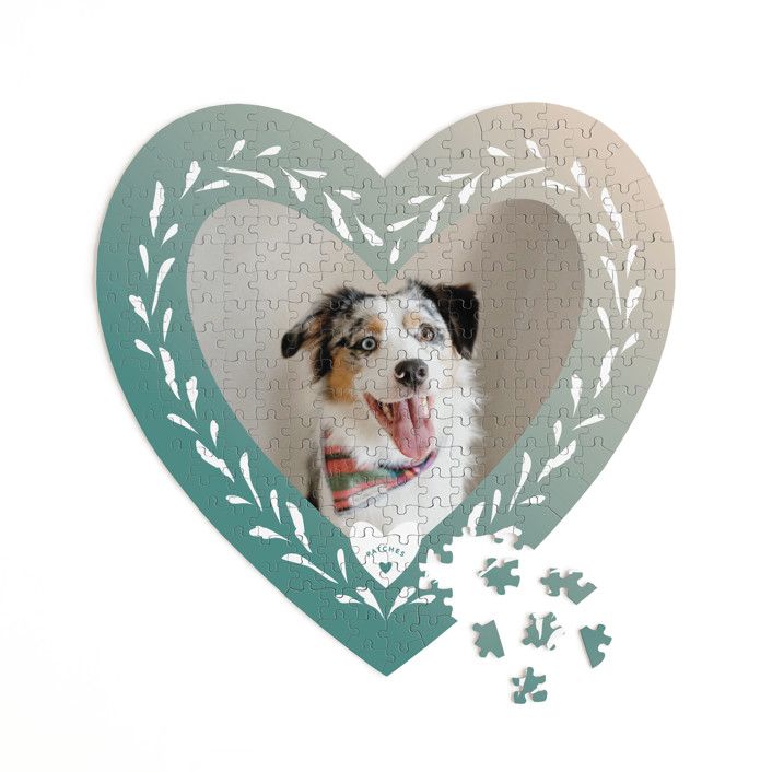 252 Piece Custom Heart Puzzle | Minted