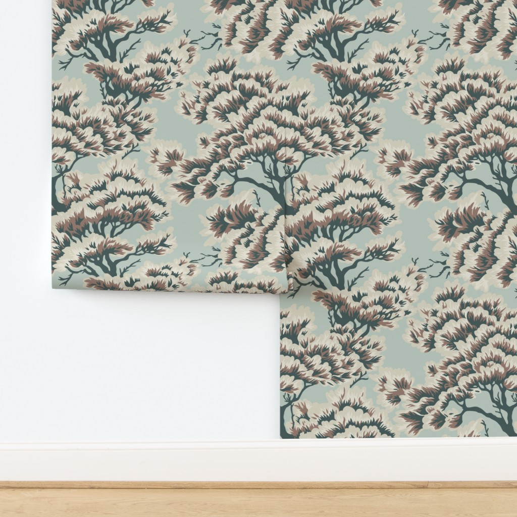 VERANDA WOODS CUSTOM Wallpaper | Spoonflower | Spoonflower