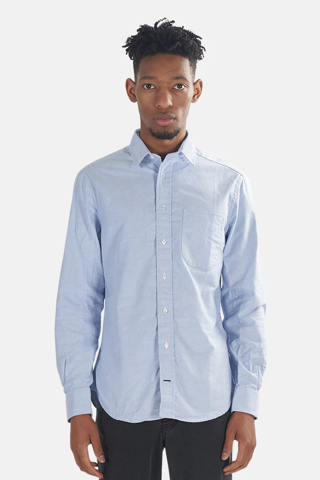 Oxford Button Down Blue | Blue & Cream