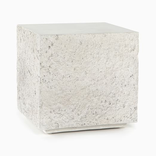 Malfa Outdoor Square Side Table (17.75") | West Elm (US)