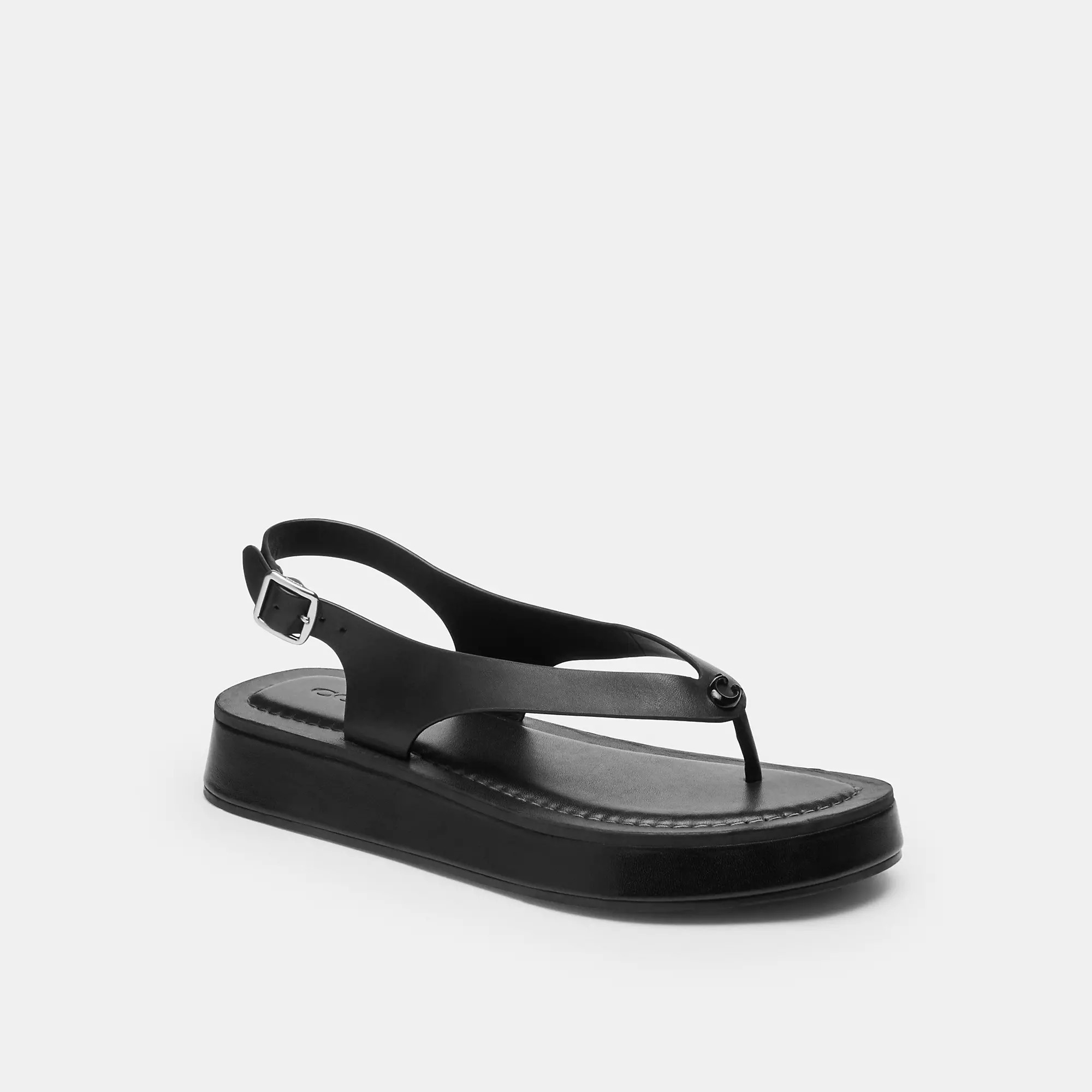 Sculpted C Platform Thong Sandal | Coach (US)
